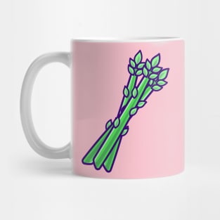 Asparagus Vegetable Cartoon Mug